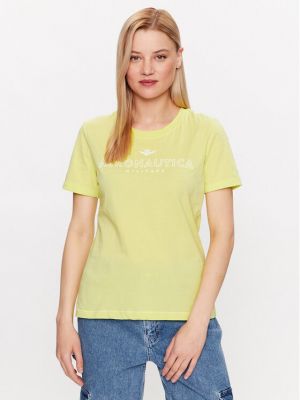 T-shirt Aeronautica Militare giallo