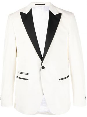 Satynowe garnitur z długim rękawem z kieszeniami Karl Lagerfeld - biały