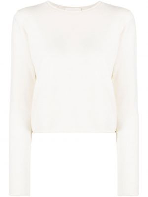 Pull en cachemire Lisa Yang blanc