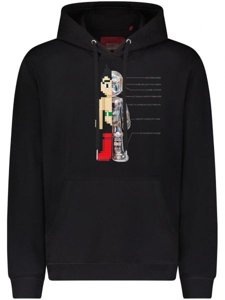 Hoodie Mostly Heard Rarely Seen 8-bit siyah