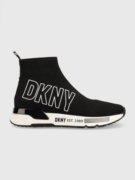 Czarne sneakersy Dkny