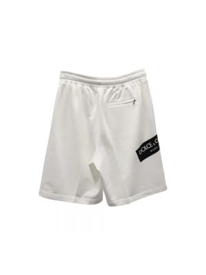 Pantalones cortos de algodón Dolce & Gabbana Pre-owned blanco