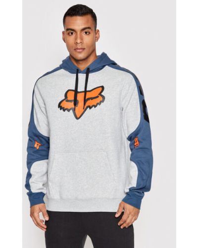 Fox Racing Pulóver Karrera 29022 Szürke Regular Fit