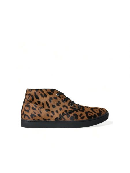 Sneaker mit print mit leopardenmuster Dolce & Gabbana