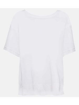 Džersis marškinėliai Max Mara balta