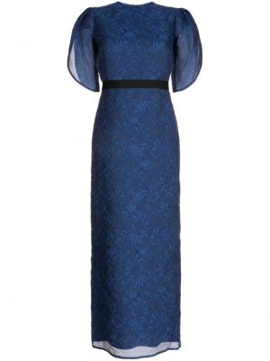 Коктейлна рокля Erdem синьо