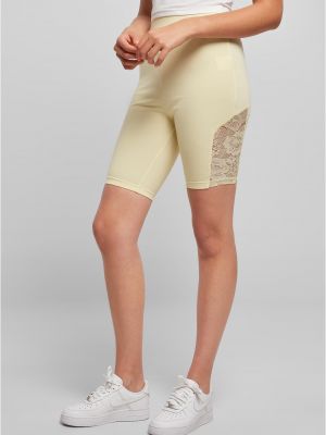 Biciklističke kratke hlače s čipkom Uc Ladies žuta