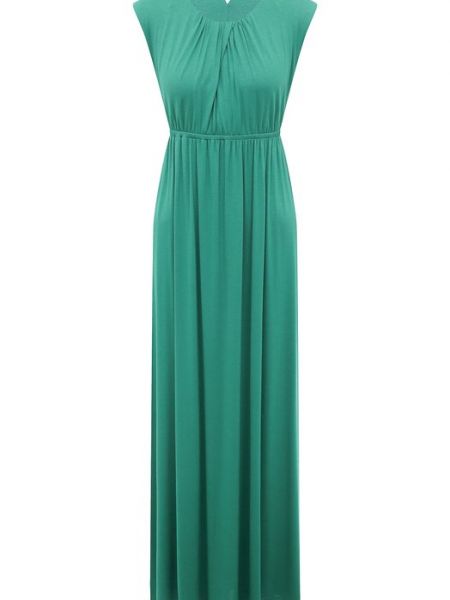 Зеленое платье из вискозы Pietro Brunelli