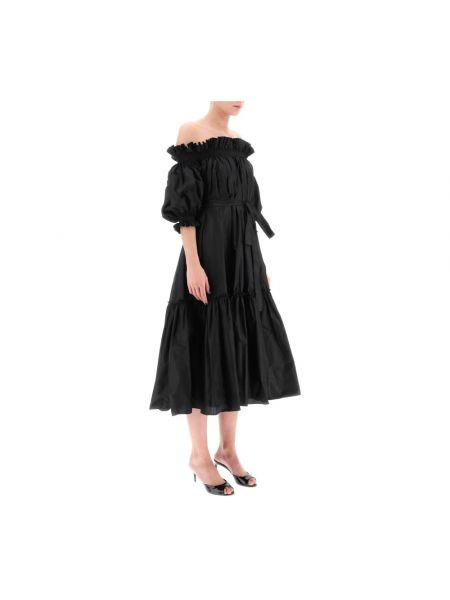 Vestido midi Dior negro