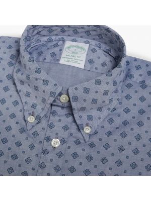 Koszula na guziki slim fit Brooks Brothers niebieska