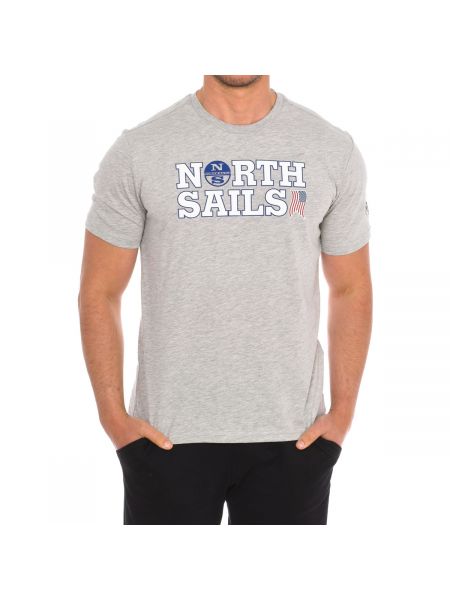 Majica kratki rukavi North Sails siva