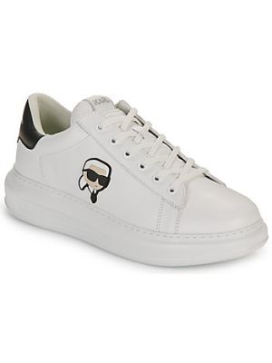 Sneakers di pizzo Karl Lagerfeld bianco