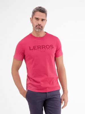 Polo majica Lerros ružičasta