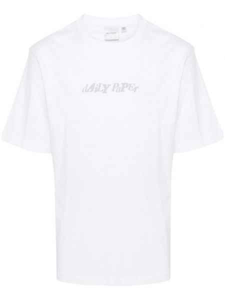 Bavlnené tričko Daily Paper biela