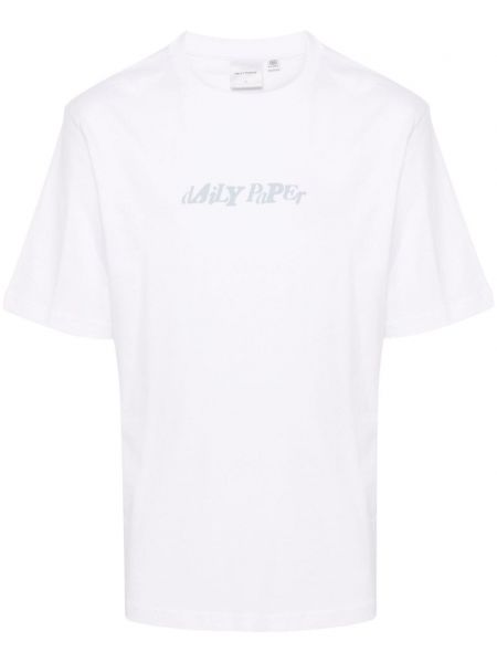 T-shirt en coton Daily Paper blanc