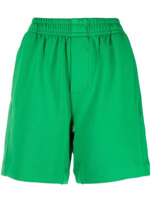 Shorts de sport en coton Styland vert