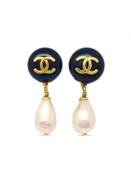 Boucles d'oreilles avec perles Chanel Pre-owned