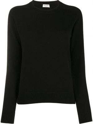 Sweter z kaszmiru Saint Laurent czarny