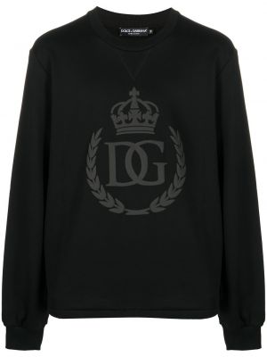 Rund hals sweatshirt Dolce & Gabbana svart