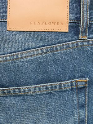 Brīva piegriezuma džinsi Sunflower zils