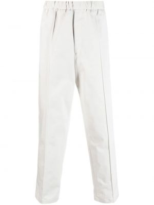 Rovné kalhoty Jil Sander bílé