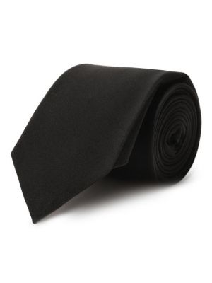 Шелковый галстук Zegna Couture черный