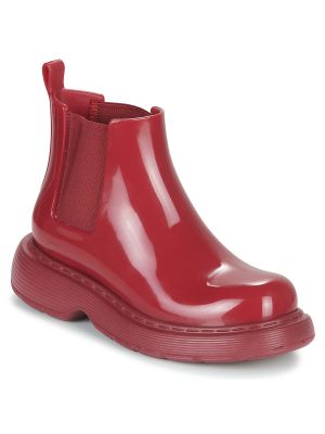 Členkové topánky Melissa červená