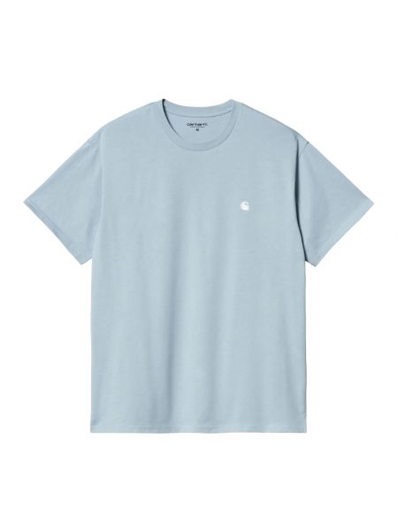 Koszulka z krótkim rękawem relaxed fit Carhartt Wip niebieska