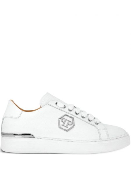 Deri sneaker Philipp Plein beyaz