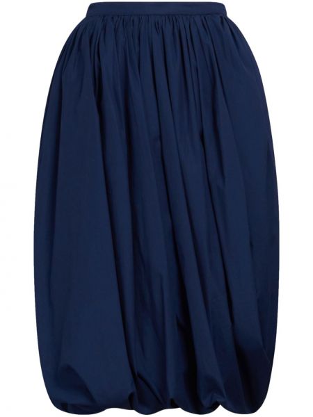 Modré plisované midi sukně Marni