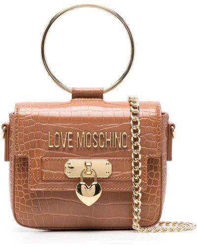 Ring Love Moschino brun