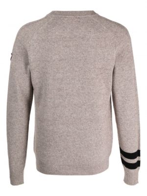 Dzianinowy haftowany sweter Rossignol