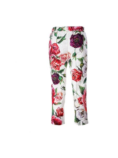 Spodnie w kwiatki Dolce And Gabbana