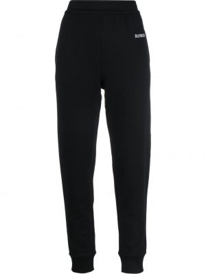 Pantalon de joggings brodé slim Burberry noir