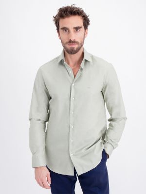 Camisa ajustada Calvin Klein verde