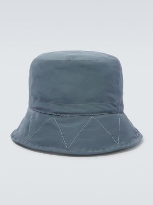 Памучна шапка And Wander синьо