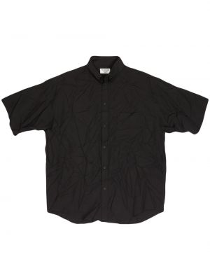 Košile s knoflíky Balenciaga černá