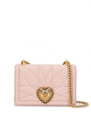 Bolsa con corazón Dolce & Gabbana dorado