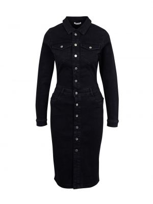 Черное платье-рубашка Orsay