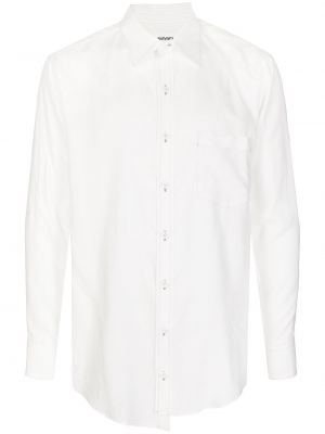 Риза с копчета Sulvam бяло