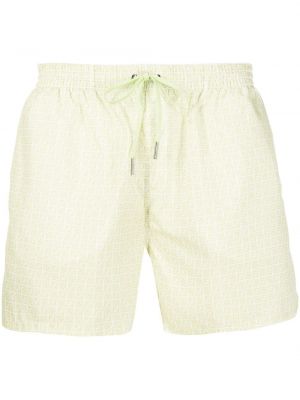 Trykt shorts Fendi grønn