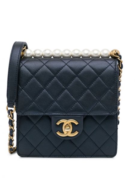 Taška přes rameno s perlami Chanel Pre-owned