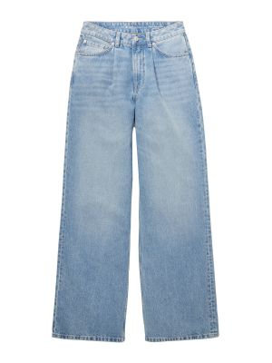 Plisované džínsy Tom Tailor Denim modrá