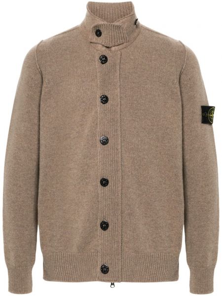 Striktrøje Stone Island brun