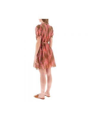 Mini vestido con estampado Saloni rosa