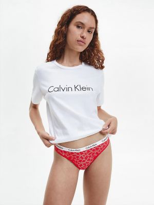 Hlačke s čipko Calvin Klein