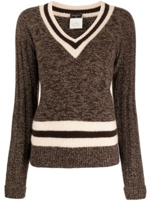 Кашмирен пуловер Chanel Pre-owned кафяво