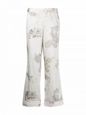 Pijama de flores con estampado Etro Home blanco
