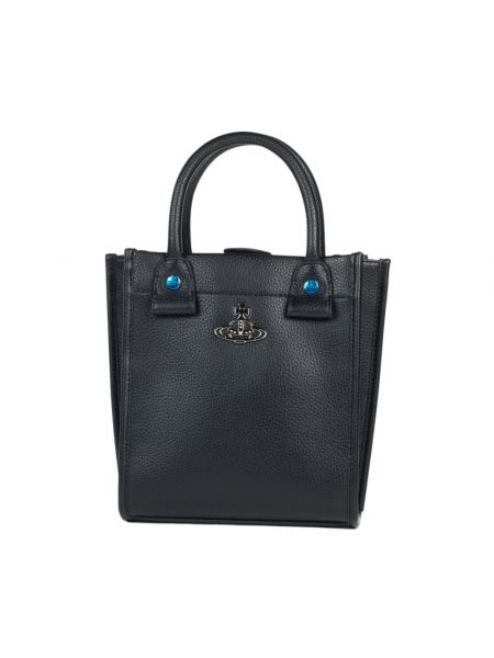 Shopper handtasche mit taschen Vivienne Westwood schwarz
