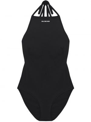 Badeanzug mit print Balenciaga schwarz